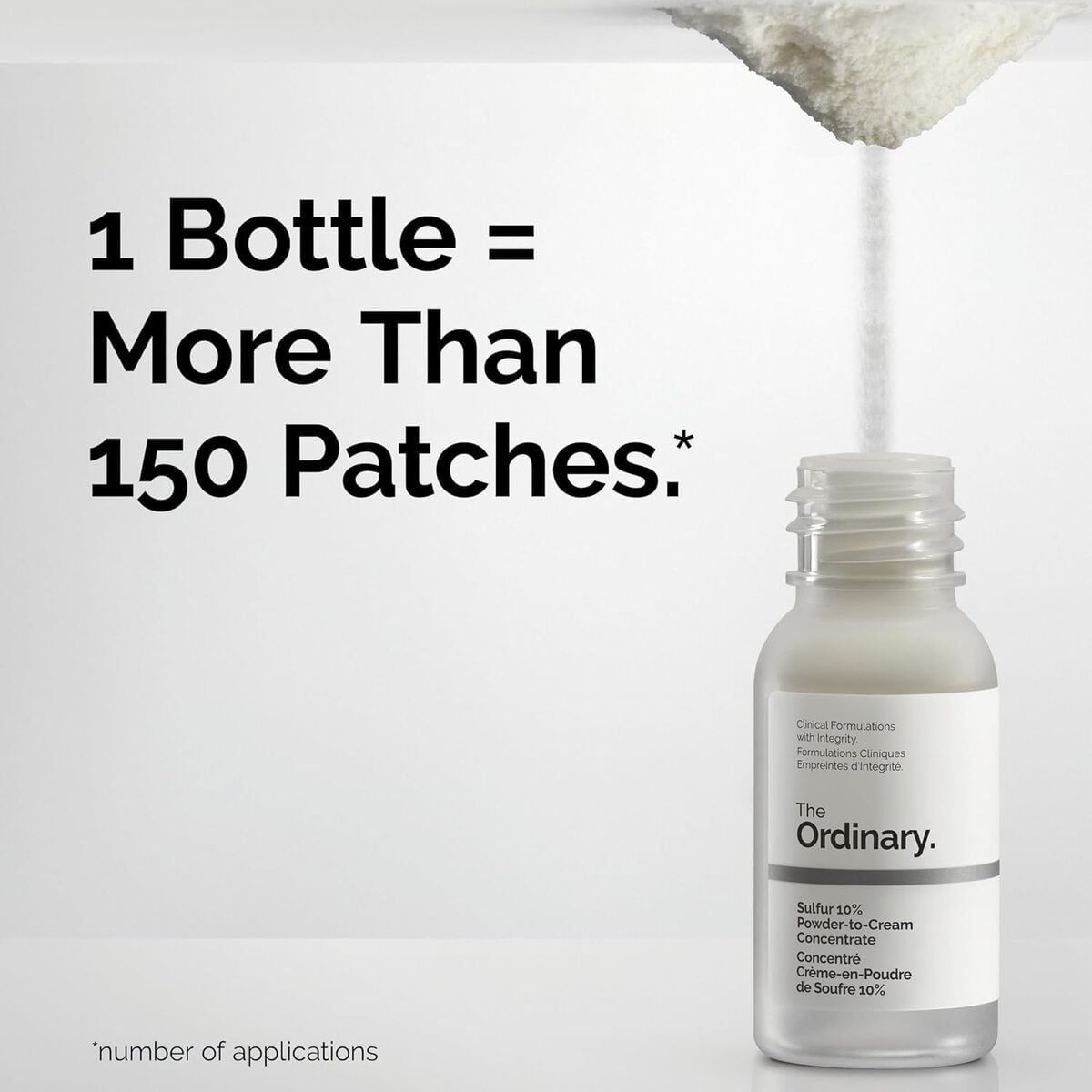 10% Sulfur Powder-to-Cream Acne Treatment
