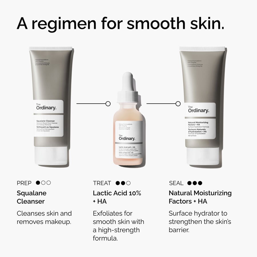 10% Lactic Acid + HA Smoothing Exfoliator