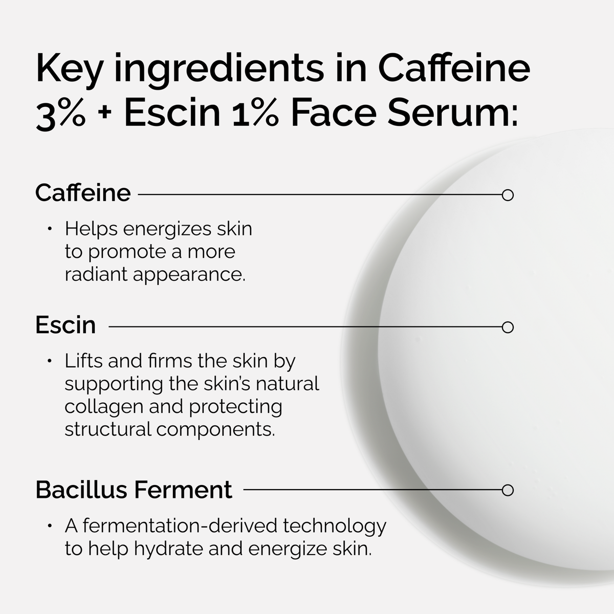 Energizing Serum with Caffeine + Escin
