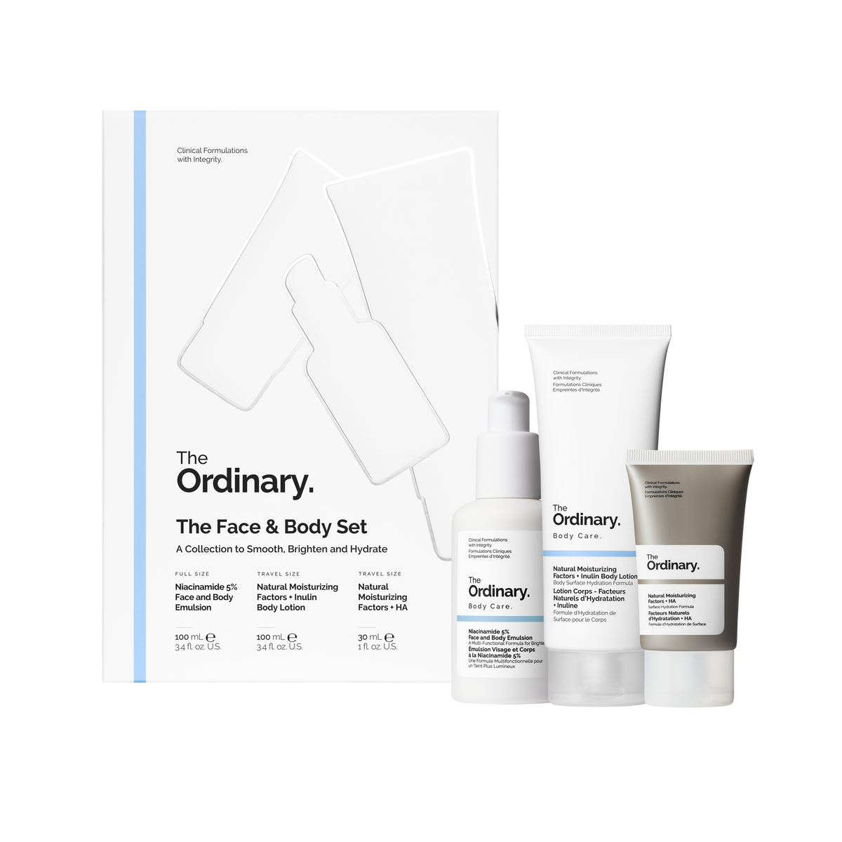 Smoothing Face & Body Skincare Set