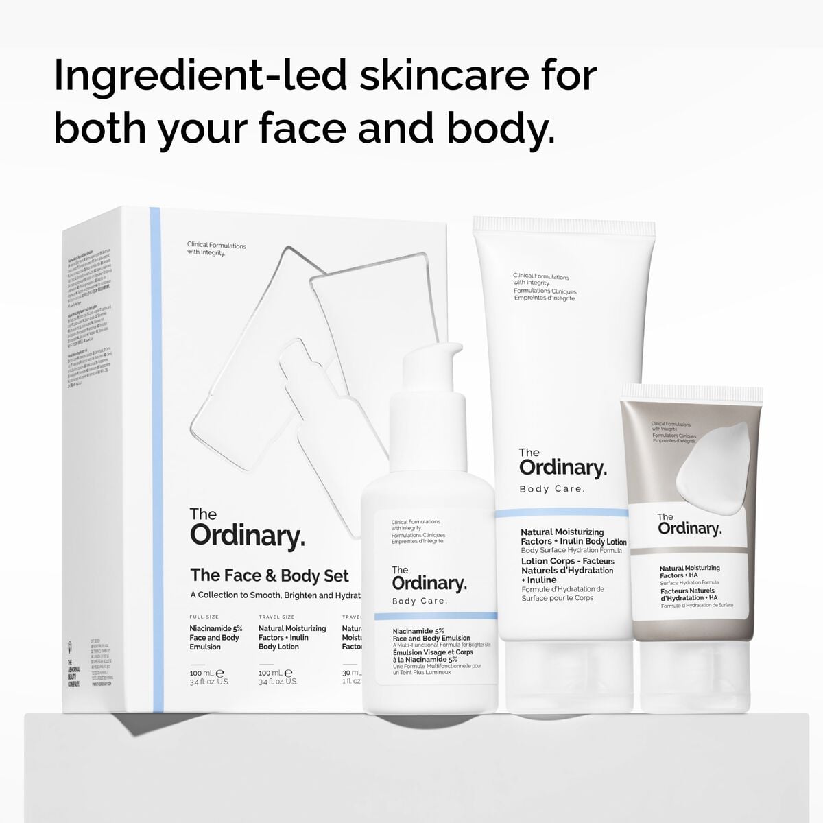 Smoothing Face & Body Skincare Set